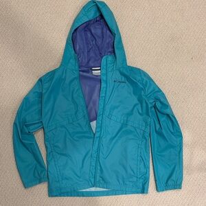 Columbia Kids Teal Raincoat